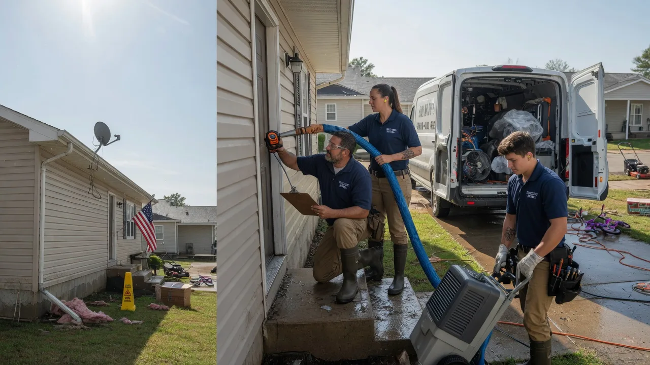 Ceiling Water Damage Restoration in Fowler, OH near me